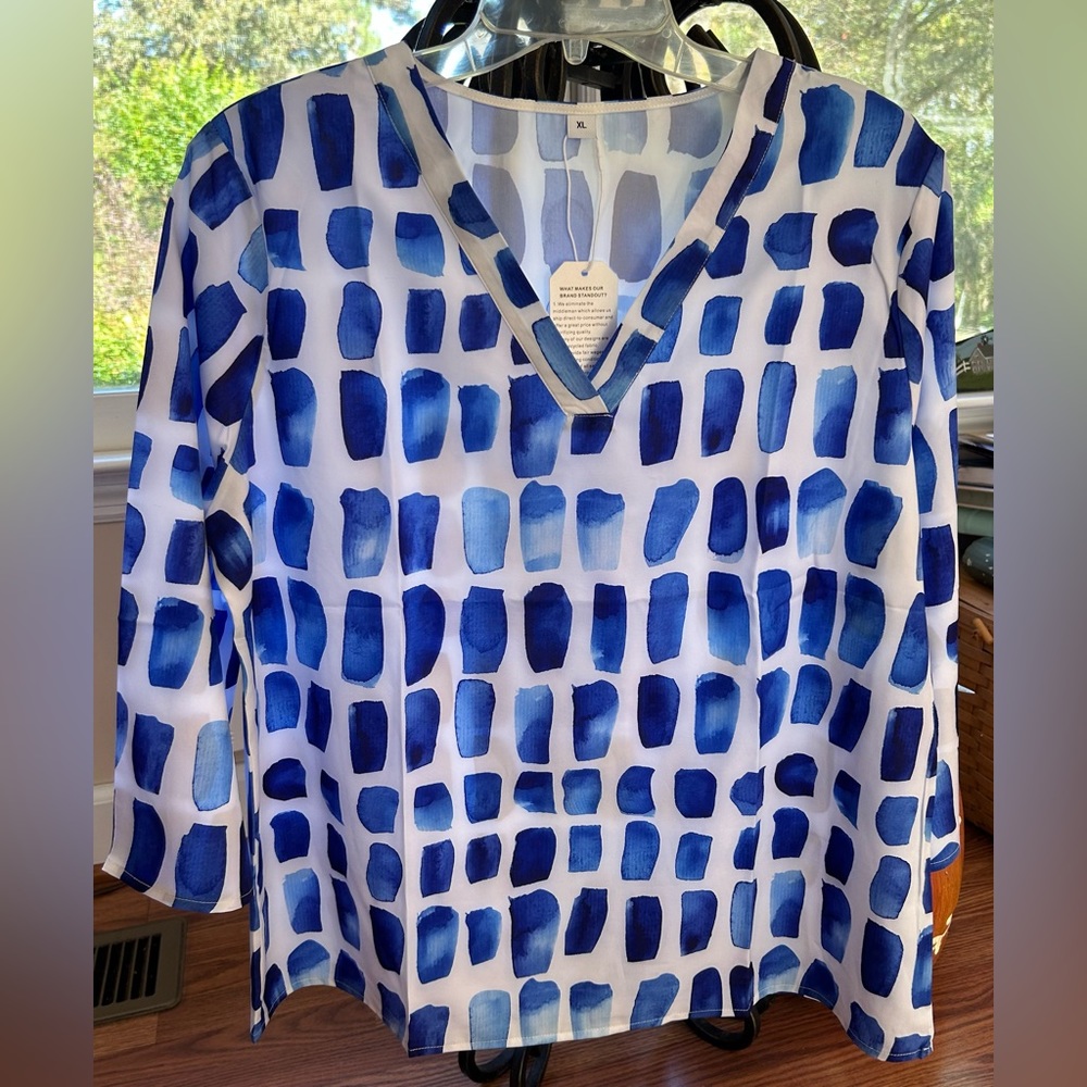 Silky tunic